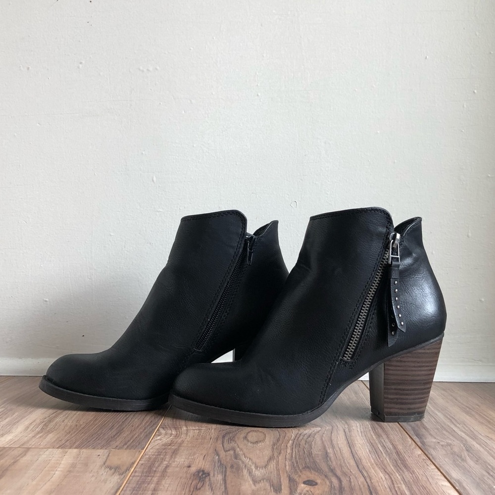 Black ankle boots by Curfew
